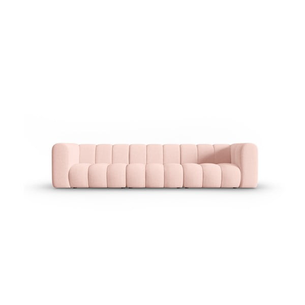 Różowa sofa 318 cm Lupine – Micadoni Home