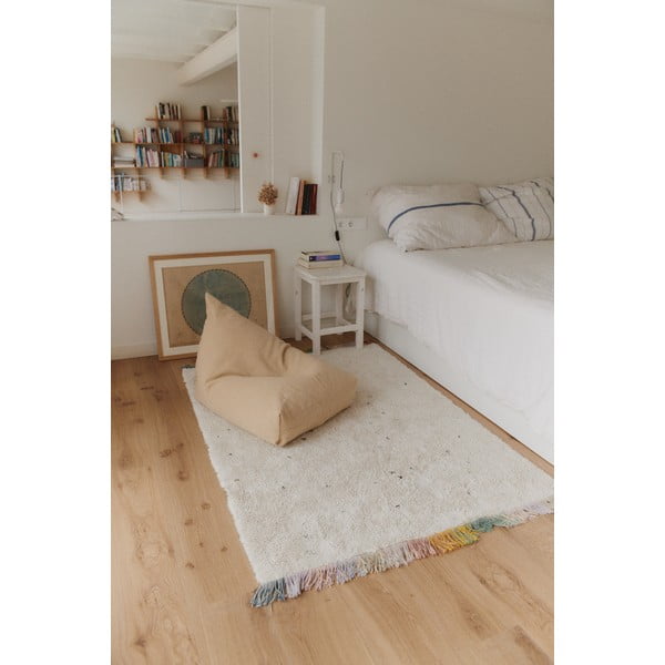 Jasnożółty dziecięcy worek do siedzenia Cleo Light Honey – Lorena Canals-image-1