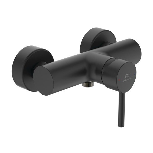 Prysznicowa bateria ścienna w kolorze matowej czerni Silk Black – Ideal Standard