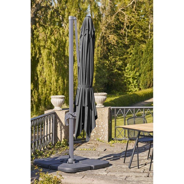 Czarny parasol ogrodowy ø 295 cm Baza – House Nordic-image-4