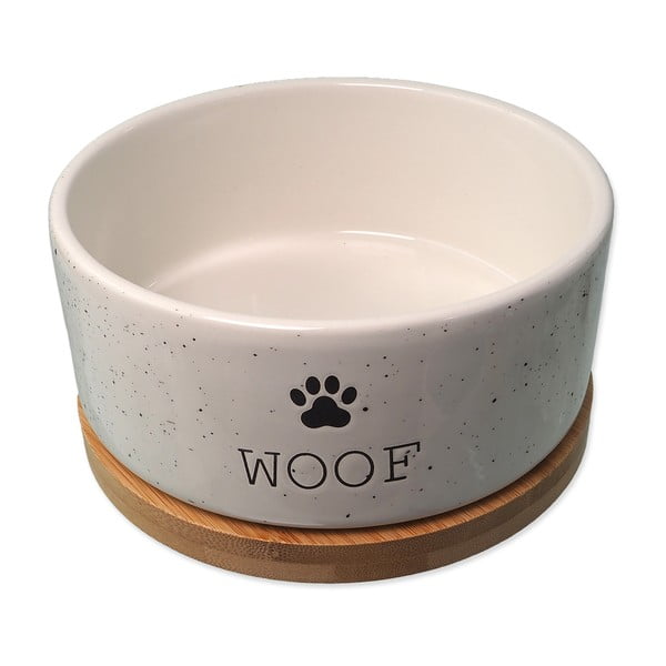 Miska ceramiczna ø 16 cm Dog Fantasy WOOF – Plaček Pet Products