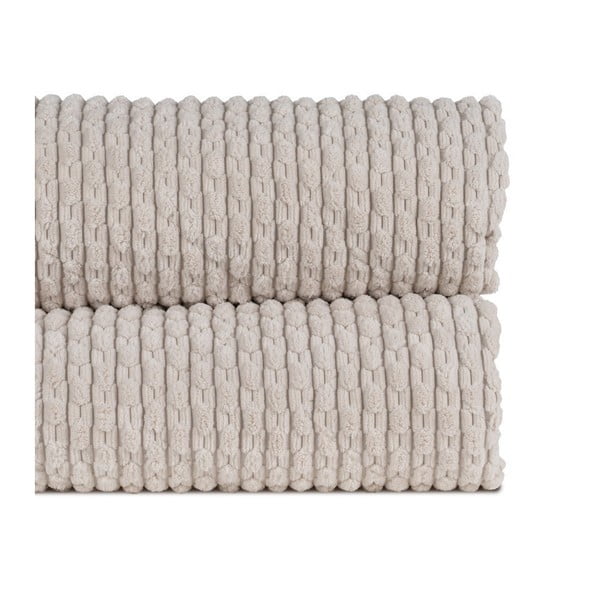 Beżowa narzuta pikowana 230x260 cm – Ixia