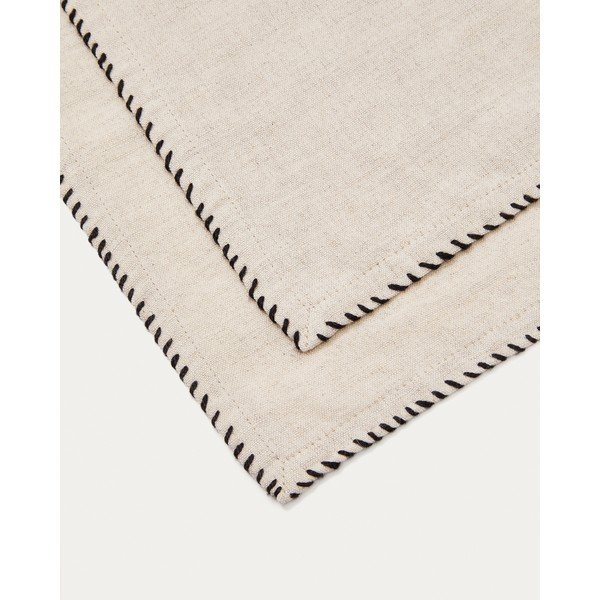 Tekstylne maty stołowe zestaw 2 szt. 30x50 cm Sanpola – Kave Home-image-1