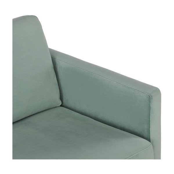 Turkusowa aksamitna sofa 184 cm Highland – Støraa-image-1