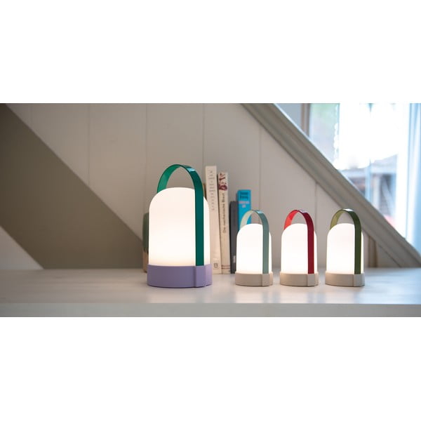 Biała lampa stołowa LED ze ściemniaczem (wysokość 15 cm) Uri – Remember-image-2