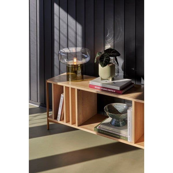 Zielona szklana lampa stołowa Crave – Hübsch-image-1