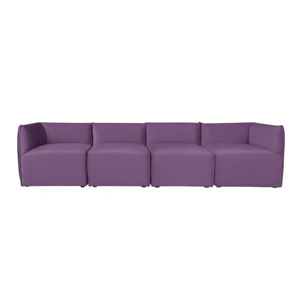 Fioletowa modułowa sofa 4-osobowa Norrsken Ebbe