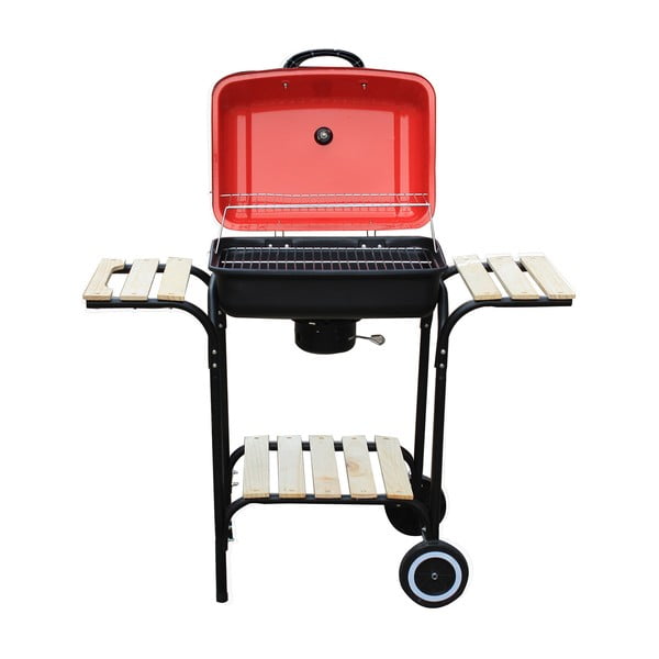 Czerwony grill ogrodowy Crido Consulting Barbecue