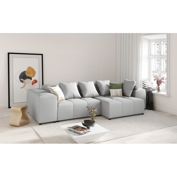 Szara poduszka do sofy modułowej Rome – Cosmopolitan Design-image-4