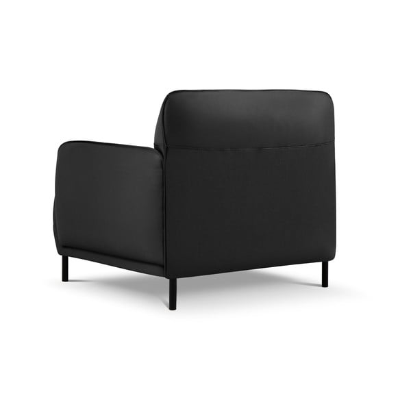 Ciemnoszary skórzany fotel Windsor & Co Sofas Neso-image-2
