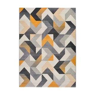 Pomarańczowo-szary dywan Universal Gladys Abstract, 80x150 cm