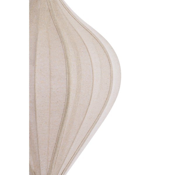 Lampa wisząca w naturalnym kolorze z tekstylnym kloszem Pasto – Light & Living-image-3