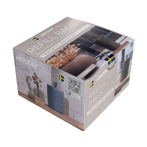 Zapasowe wkłady do pochłaniacza wilgoci zestaw 2 szt. Absodry Duo Family Bag – Everbrand Sweden-image-1