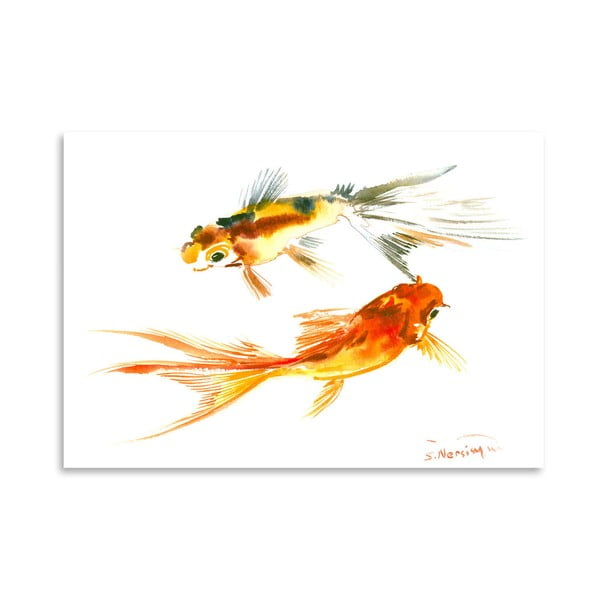 Plakat Goldfish Koi