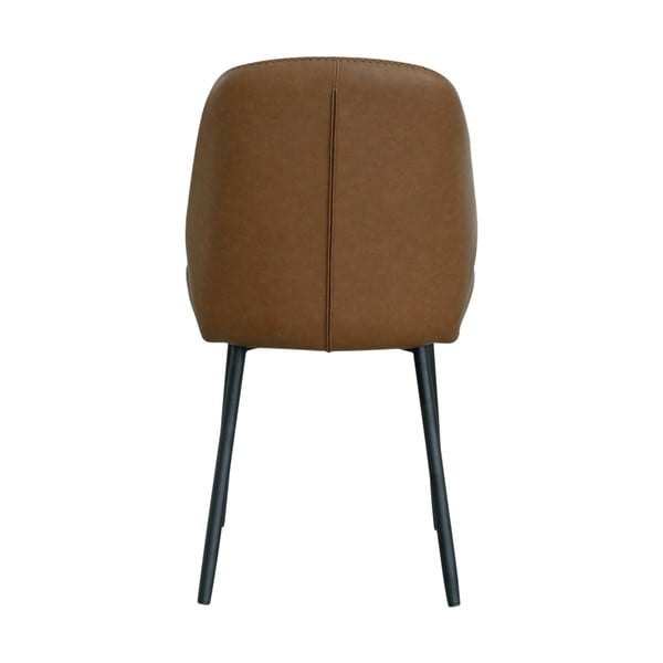 Brązowe krzesła zestaw 2 szt. Monte Carlo – House Nordic-image-3