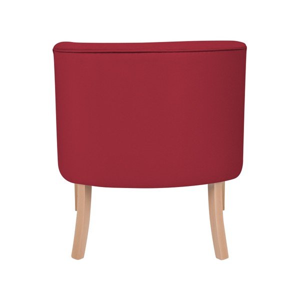 Czerwony fotel Micadoni Home Rigo-image-4