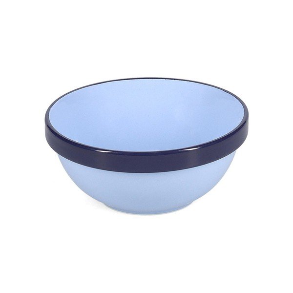 Niebieska kamionkowa miska 710 ml Duo – ONA