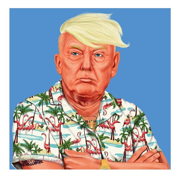 Obraz Fisura Donald Trump, 50x50 cm