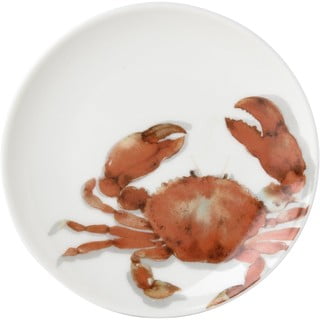 Czerwony porcelanowy talerz ø 20 cm Crab – IHR