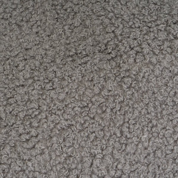 Szary koc z materiału sherpa 130x160 cm Sherpa Bouclé – Casa Selección-image-3
