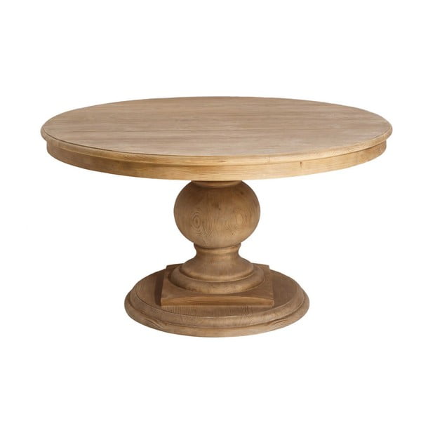 Stół z drewna sosnowego Denzzo Genet, ⌀ 140 cm
