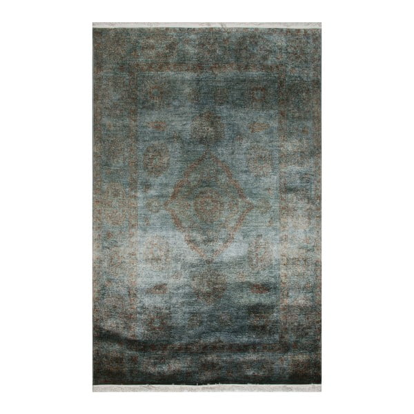 Niebieskozielony dywan Eco Rugs Diane, 75x150 cm