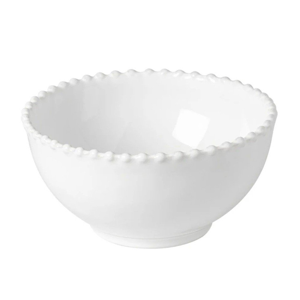 Biała miska kamionkowa Costa Nova Pearl, ⌀ 16 cm