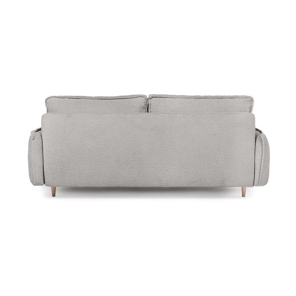 Szara rozkładana sofa z materiału bouclé 215 cm Patti – Bonami Selection-image-3
