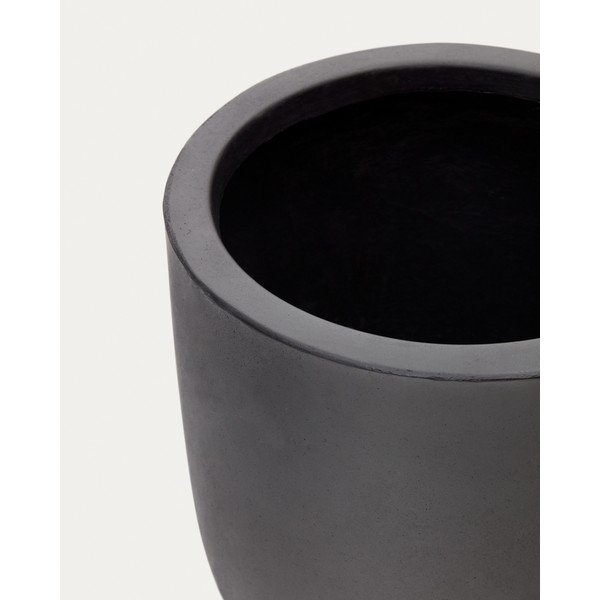 Betonowa osłonka na doniczkę ø 39 cm Aiguablava – Kave Home-image-1