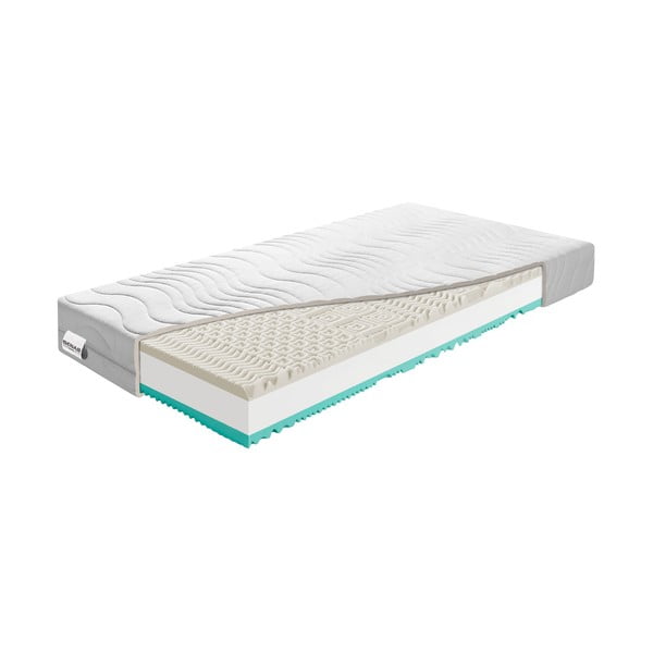 Twardy/średnio twardy piankowy materac dwustronny 120x200 cm Visco Comfort – BENAB-image-2