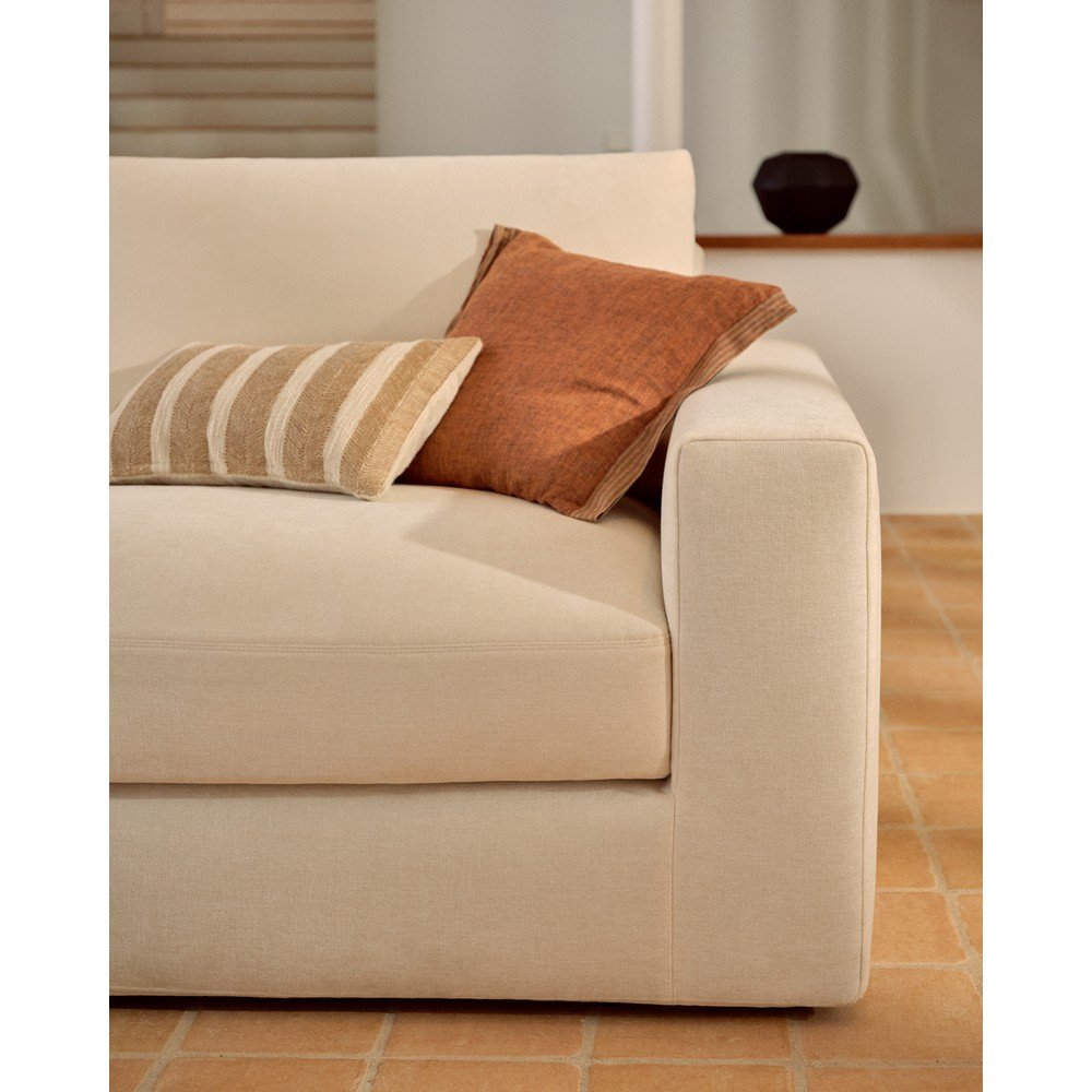 Beżowa sofa z tkaniny szenilowej 220 cm Alea – Kave Home (zdjęcie 8)