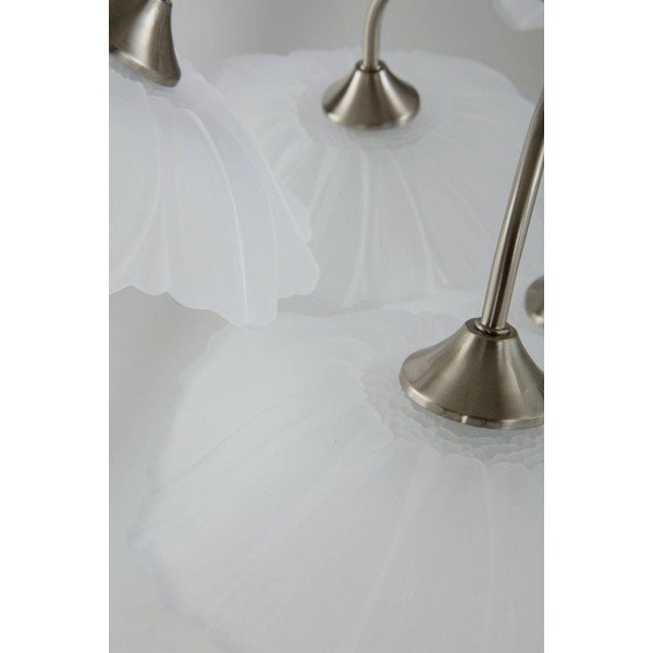 Szklana lampa wisząca ze ściemniaczem w kolorze matowego srebra ø 70 cm Nugget – Jotex-image-4