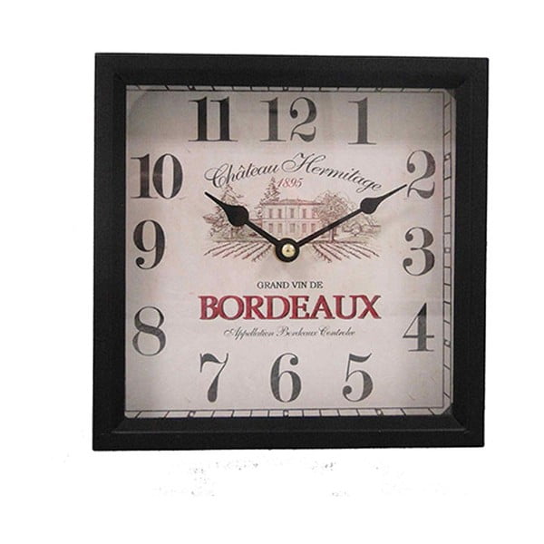 Zegar Antic Line Bordeaux, wysokość 20 cm