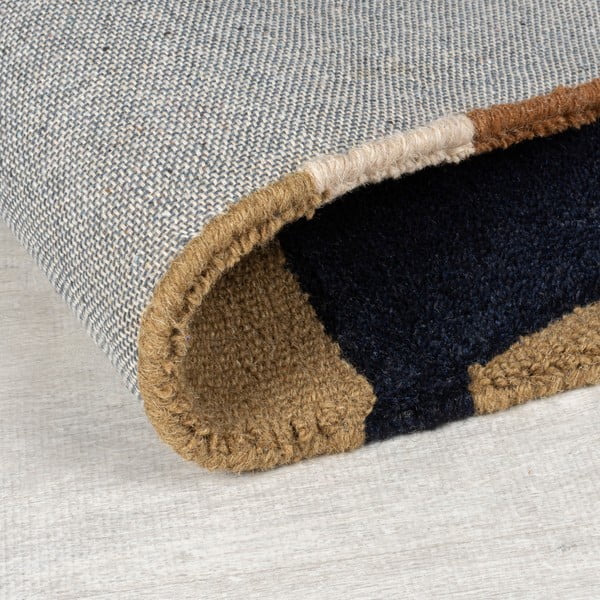 Wełniany dywan tkany ręcznie w kolorze terakoty 160x230 cm Mia Arch – Flair Rugs-image-4