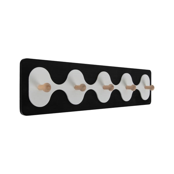 Czarny wieszak ścienny 48 cm Rizar  – PT LIVING-image-2