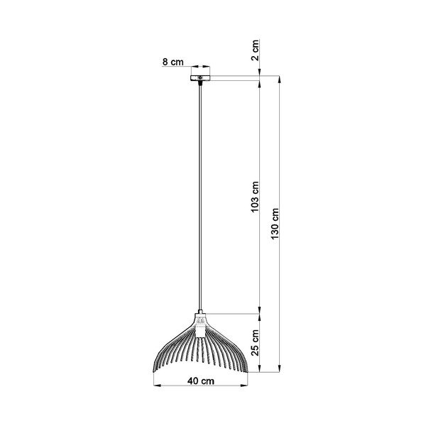 Czarna lampa wisząca Sollux Umea-image-2
