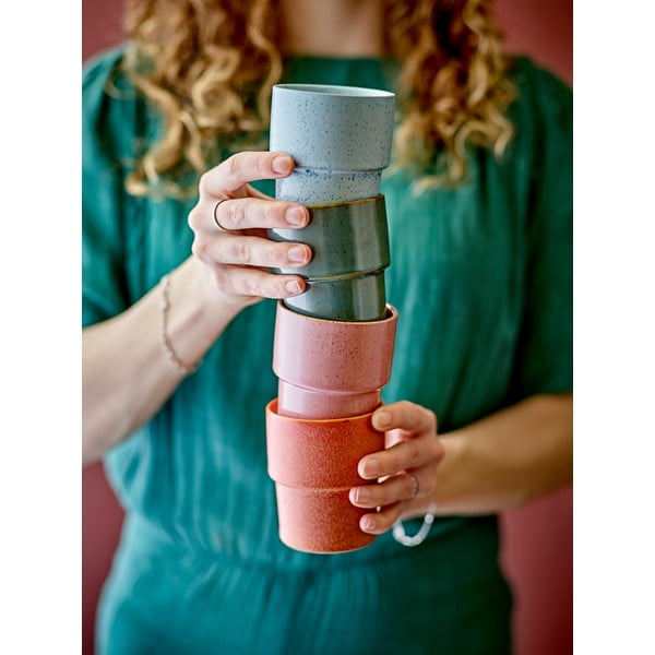 Kamionkowe filiżanki na espresso zestaw 4 szt. 150 ml Ewan – Bloomingville-image-1