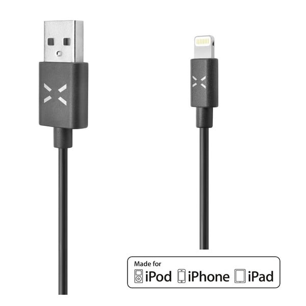 Czarny
  kabel USB  Fixed TO Lightning ze
  złączem Lightning, MFI, 1m