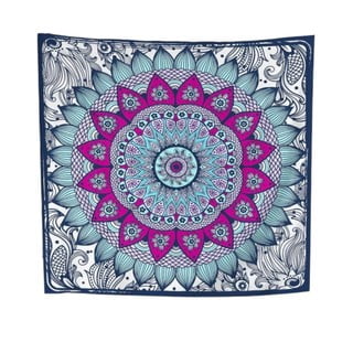 Tkanina dekoracyjna Really Nice Things Blue Dreamcatcher, 140x140 cm