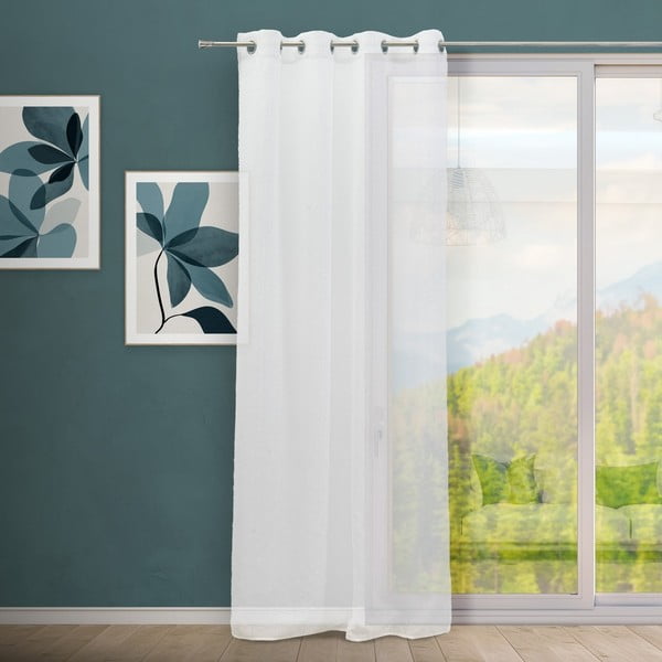 Biała firanka 140x260 cm Flat – Casa Selección-image-1