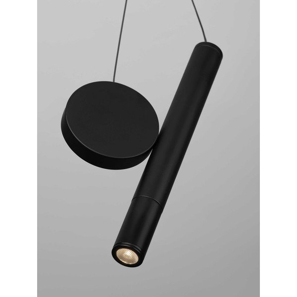 Aluminiowa lampa wisząca LED w kolorze matowej czerni ø 23,5 cm Vero – Nova Luce-image-2