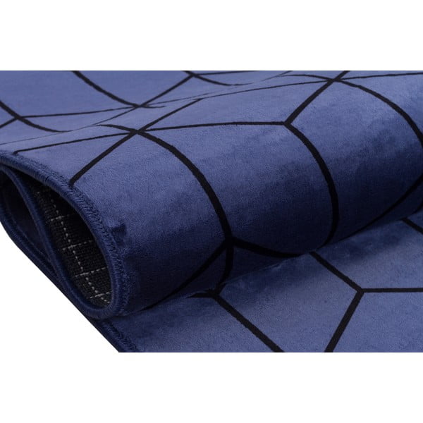 Niebieski dywan odpowiedni do prania 180x120 cm − Vitaus-image-3