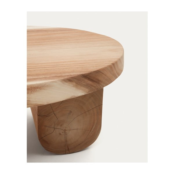 Stolik z litego drewna munggur 60x90 cm Mosi – Kave Home-image-3