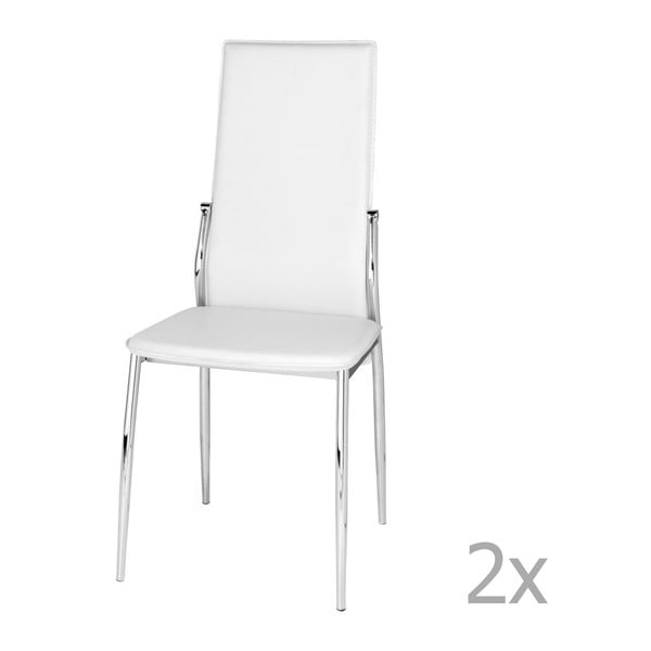 Zestaw 2 białych krzeseł 13Casa Rederi