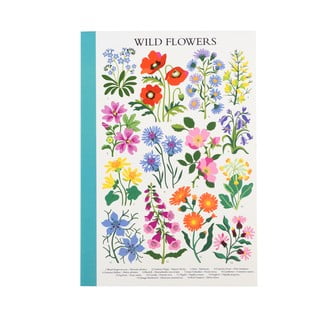 Notes 60 stron w formacie A5 Wild Flowers – Rex London