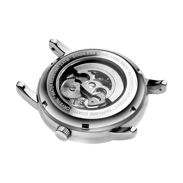 Męski zegarek z paskiem ze stali nierdzewnej w srebrnym kolorze Walter Bach Randy-image-4