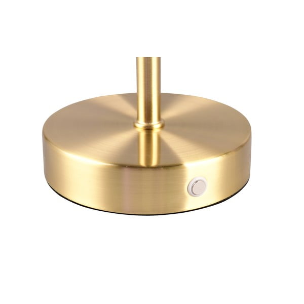 Lampa stołowa LED w kolorze złota ze ściemniaczem (wys. 30 cm) Jeff – Reality-image-4