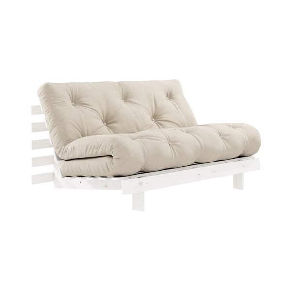 Sofa rozkładana Karup Design Roots White/Beige