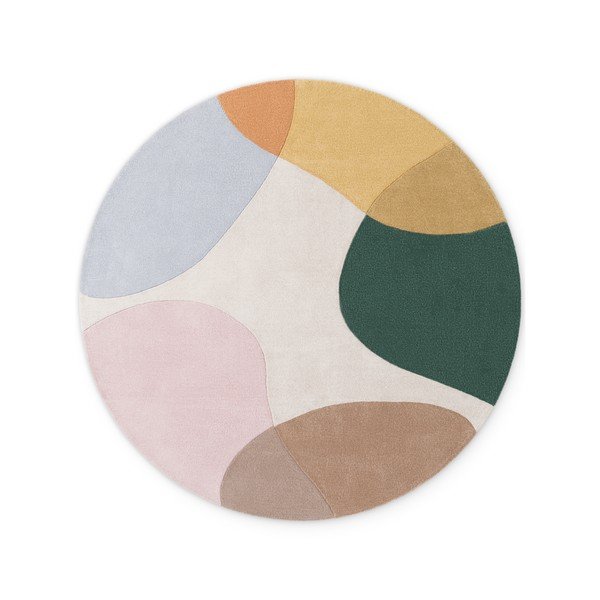 Wełniany okrągły dywan tkany ręcznie ø 160 cm Hackney Clarissa – Ted Baker