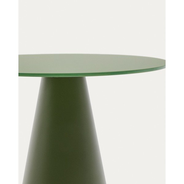 Okrągły stolik ze szklanym blatem ø 50 cm Wilshire – Kave Home-image-3